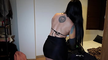 Two very horny and sexy maids end up fucking their clients allison sweet