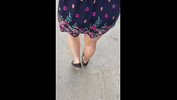 Puta callejera upskirt