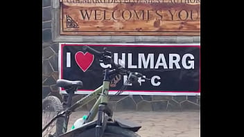 Today i went to gulmarg on cycle from man my legs are burning right nowi just reached home