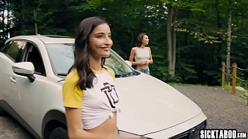 Hot babe swallowed guys cock