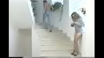 Fucking mom on the stairs