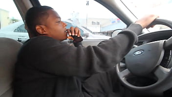 Asian beauty from nail salon sucks monster huge black dick