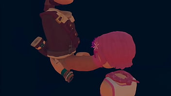 Slutty femboy takes dick