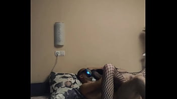 Amateur skinny couple filming home porno