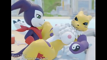 Digimon time stop animation