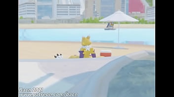 Digimon time stop animation