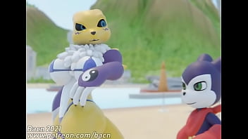 Digimon time stop animation