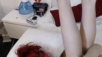 Redhead girlfriend cummed on her face
