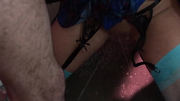 Darina lets paul fuck her then pee on her