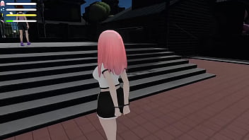 First walk through the town and exhibiting