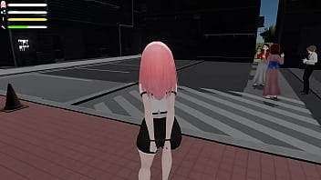 First walk through the town and exhibiting