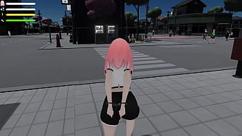 First walk through the town and exhibiting