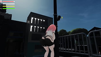 First walk through the town and exhibiting