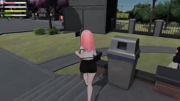 First walk through the town and exhibiting