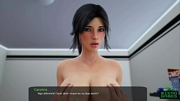 Toquei na buceta de caroline e ela me ajudou a gozar