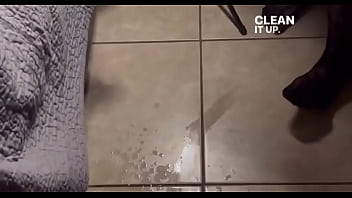 Good girls clean their messes ️