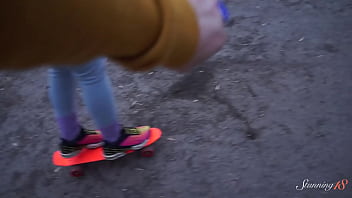 Teen vixen alexa mills rides alexxx's raw donger to get into the gang