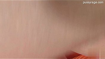 Cute pussy swallows cum