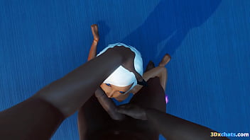 Young girl fucked in her pool bbc pov