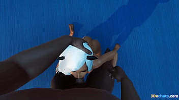 Young girl fucked in her pool bbc pov