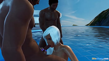 Young girl fucked in her pool bbc pov