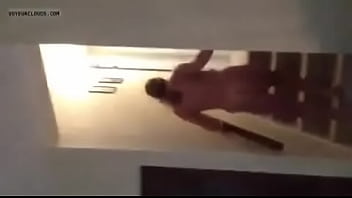 Sexy tanned ass blonde milf caught on cam