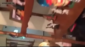 Sexy tanned ass blonde milf caught on cam