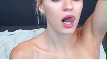 Blonde russian gets anal and swallows cum