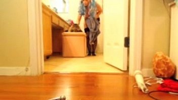 Blonde Girl Squirts On Cam With Blue White Hair thumbnail