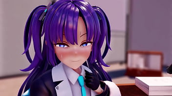 When i was working at the kotatsu yuuka gave me her freshly removed panties