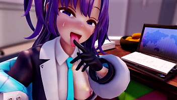 When i was working at the kotatsu yuuka gave me her freshly removed panties