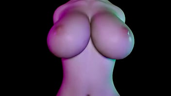 Huge boobs moaning 3d