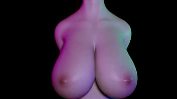 Huge boobs moaning 3d
