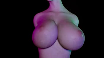 Huge boobs moaning 3d