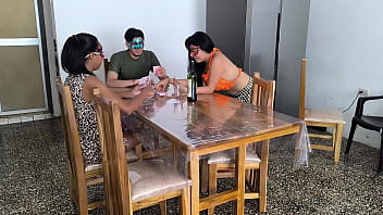 They Were Playing Cards And Then They Started Getting Really Horny The Grape Juice Turned Them Into Sluts And They Showed Their Buttocks thumbnail
