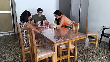 They were playing cards and then they started getting really horny the grape juice turned them into sluts and they showed their buttocks