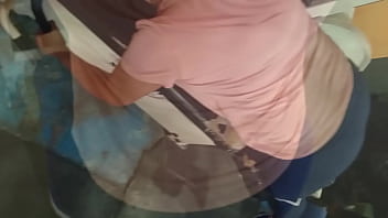 Invite the big ass from the gym after her leg routine