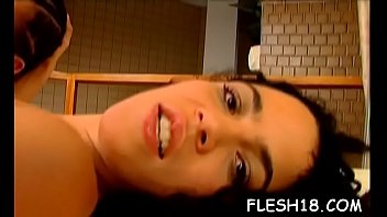 Overwhelming woman gets pounded