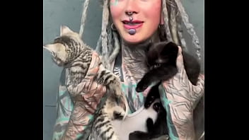 More kittens chilling with me how many kittens are too many #kittens #chillvibes #catlove #psylandbodysuit #inked