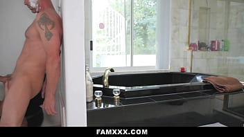 Step daughter continues to jerk him off