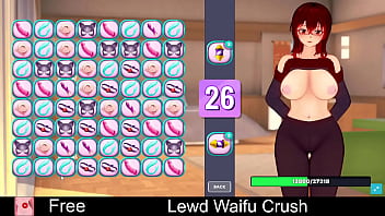 Lewd waifu crush free game itchio match3 puzzle