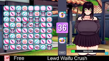 Lewd waifu crush free game itchio match3 puzzle