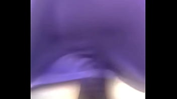 All purple dress bubble butt