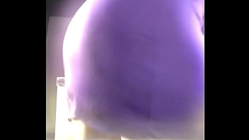 All purple dress bubble butt