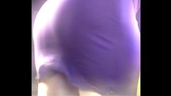 All purple dress bubble butt