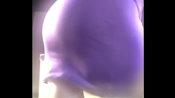 All purple dress bubble butt