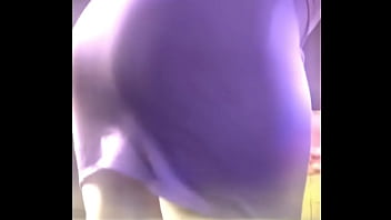 All purple dress bubble butt