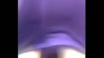 All purple dress bubble butt