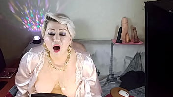 A mature sweet married couple entertains virtual guests with their sincere fucking