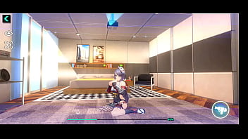 Itsuki playing porn game 02